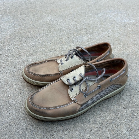 Sperry Tan men’s Boat Shoes - Picture 5 of 7